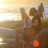 Da girlz having a chit chat in the sunset @ Surfers Point Barbados