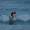 Arjen surfing his 9'0 woody @ Ocean Spray 12.01.04