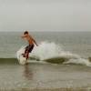 WSR Teamrider Jan-Steven skimboarding at Vuurtoren strand Haamstede