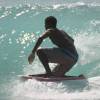 Local bodyboarder down the line @ Batt's Rock 19.01.04