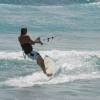 Naish Teamrider Ben kiting on a surfboard @ Ocean Spray 13.02.04