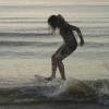 Myrthe's sunset waterballet @ da  skimboardgathering haamstede 24.04.04