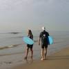 Myrthe & Volker @ da beach @ da skimboardgathering haamstede 24.04.04