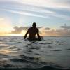 Arjen enjoying the sunset @ da Westcoast of Barbados 21.12.04