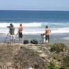 Da foto-& filmcrew @ work @ Bathsheba Barbados 03.02.05