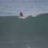 Kelly Slater pulling out of a huge wave @ Bathsheba Barbados 04.02.05