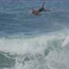 Kelly Slater wiping out @ the Soupbowl Bathsheba Barbados 04.02.05