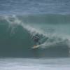 Mark Holder in the tube @ Soupbowl Bathsheba Barbados 04.02.05