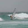 Arjen going backside on the wave @ Surfer's Point 19.06.05