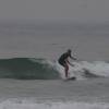 Myrthe surfing her 7'2 NSP @ Nieuw Haamstede