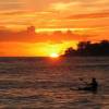 Kayaking @ sunset @ Seascape Beach House