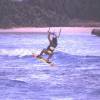 Kitesurfing @ Baby Beach, Ocean Spray Apartments 2002