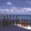 2000: Rum bottles on the balcony at Ocean Spray