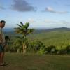 Maarten checking out da view@Mount Hillaby Barbados