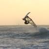 Arjen backlooping in the sunset1@Seascape Beach House Barbados