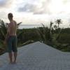 Mario checkin out da surf from the roof@Seascape Beach House Barbados