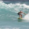 Arjen riding a big one@Seascape Beach House Barbados