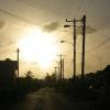 On de road @ sunset @ Barbados