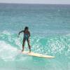 Cherianne longboarding @ South Point Barbados