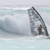 Santa riding his Fanatic team edition 74 sleigh@Surfers Point