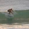 Arjen longboarding a clean barrel@Southpoint Barbados