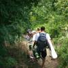 The boys hiking down @ Cowpens Barbados day 2