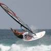 Arjen one handed jump on the reef @ Sandy Beach Barbados