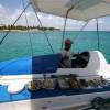 Captain Larry preparing the lunch