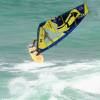 Brian Talma looping @ Silver Rock captured from the water by photographer Chris Welch