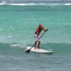 Arjen stand up paddle surfing 1 @ Silver Rock  Barbados