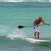 Arjen stand up paddle surfing 2 @ Silver Rock  Barbados