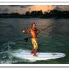 Brian Talma stand up paddle surfing @ Surfers Point Barbados