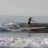 Brian Talma SUP surfing a wave @ da Northshore of Renesse 054