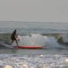 Brian Talma SUP surfing a wave @ da Northshore of Renesse 056