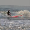 Brian Talma SUP surfing a wave @ da Northshore of Renesse 060