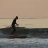 Arjen sunset sup surfing @ Renesse's Northshore 450