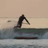 Arjen sunset sup surfing @ Renesse's Northshore 451