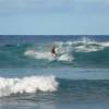 Arjen riding his McTavish 9'1 @ Parlors Bathsheba Barbados