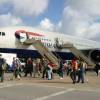 Da British Airways boeing 777 @ da airport of Barbados