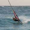 Arjen slashing his 2008 Fanatic Allwave @ Seascape Beach House Barbados