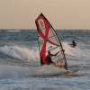 Arjen jibing in the sunset @ Seascape Beach House Barbados