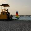 Lifeguard tower & catamaran @ Miami Beach Barbados