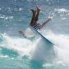 Arjen wiping out @ Surfers Point Barbados