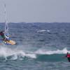 Brian Talma looping on the reef  @ Silver Sands Barbados