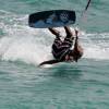 Tony 'sweetcorn' upside down @ Silver Sands Barbados