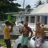 Brian & Arjen being filmed @ Sandy Beach Barbados