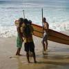 Stuart filming Arjen & Brian with the SUP boards @ Batts Rock Barbados