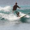 Brian Talma in SUP action @ Batts Rock Barbados