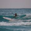 Brian Talma ripping his SUP board @ South Point Barbados