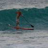 Arjen SUP head high wave @ Surfers Point  Barbados